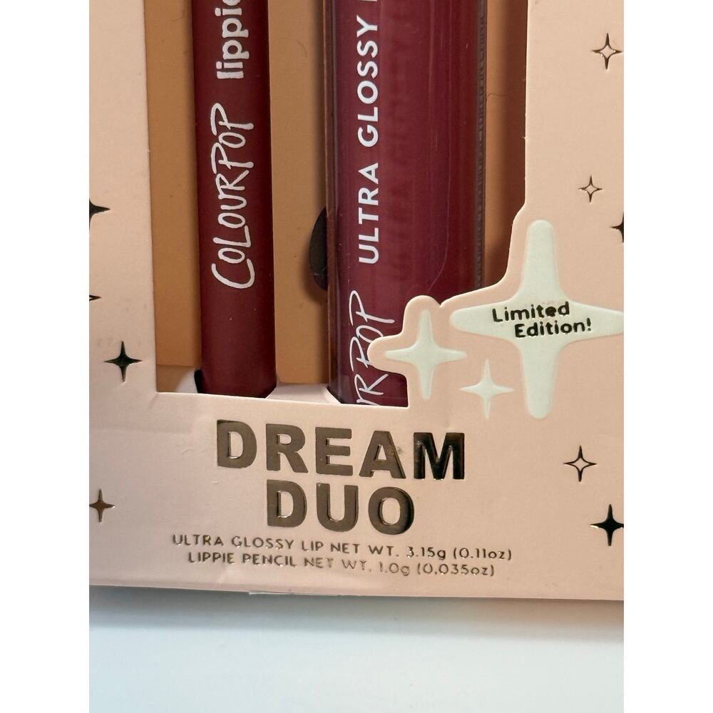 ColourPop Lip Dream Duo-PASADENA Ultra Glossy Lip & FIVE STARS Lippie Pencil-NEW - Picture 2 of 8